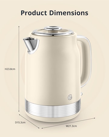 Swan Retro Revive Jug Kettle Cream