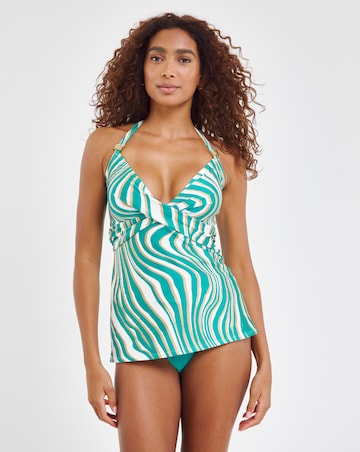 MAGISCULPT Twist Front Tummy Control Tankini Set