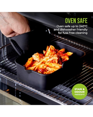 Tower Set of 2 Rectangular Air Fryer Trays