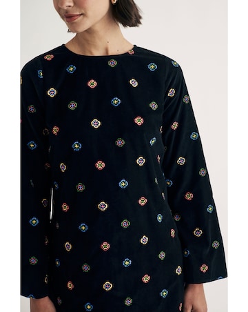 Nobody's Child Sarajevo Mini Dress Honey Embroidery