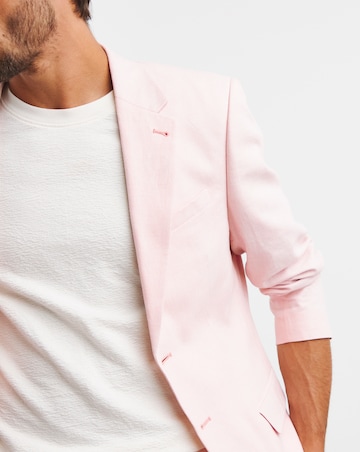 Linen Blend Regular Fit Suit Jacket