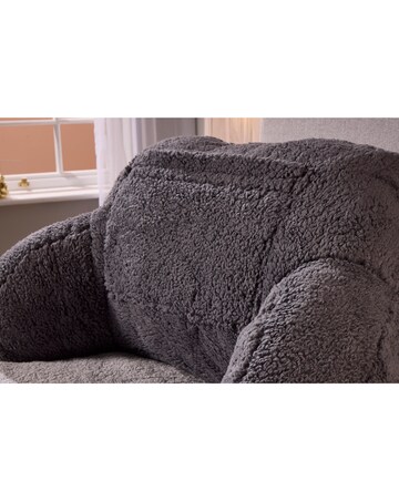 Heated Teddy Fleece Cuddle Cushion
