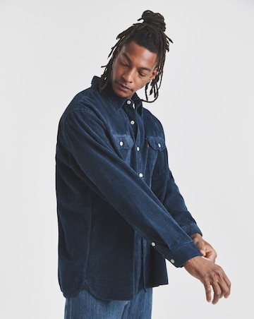 Levi's Jackson Worker Cord Overshirt - Vintage Indigo