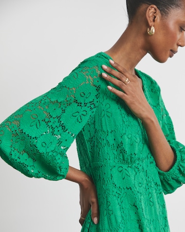 Joanna Hope Midi Lace Dress