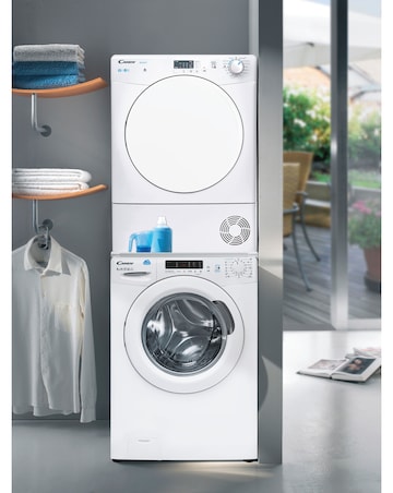 Candy CSEC9LF-80 9kg Condenser Tumble Dryer White + Install