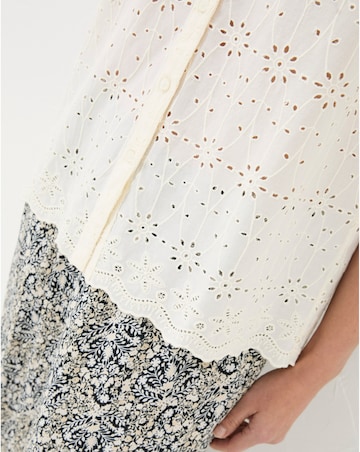 FatFace Willow Broderie Blouse