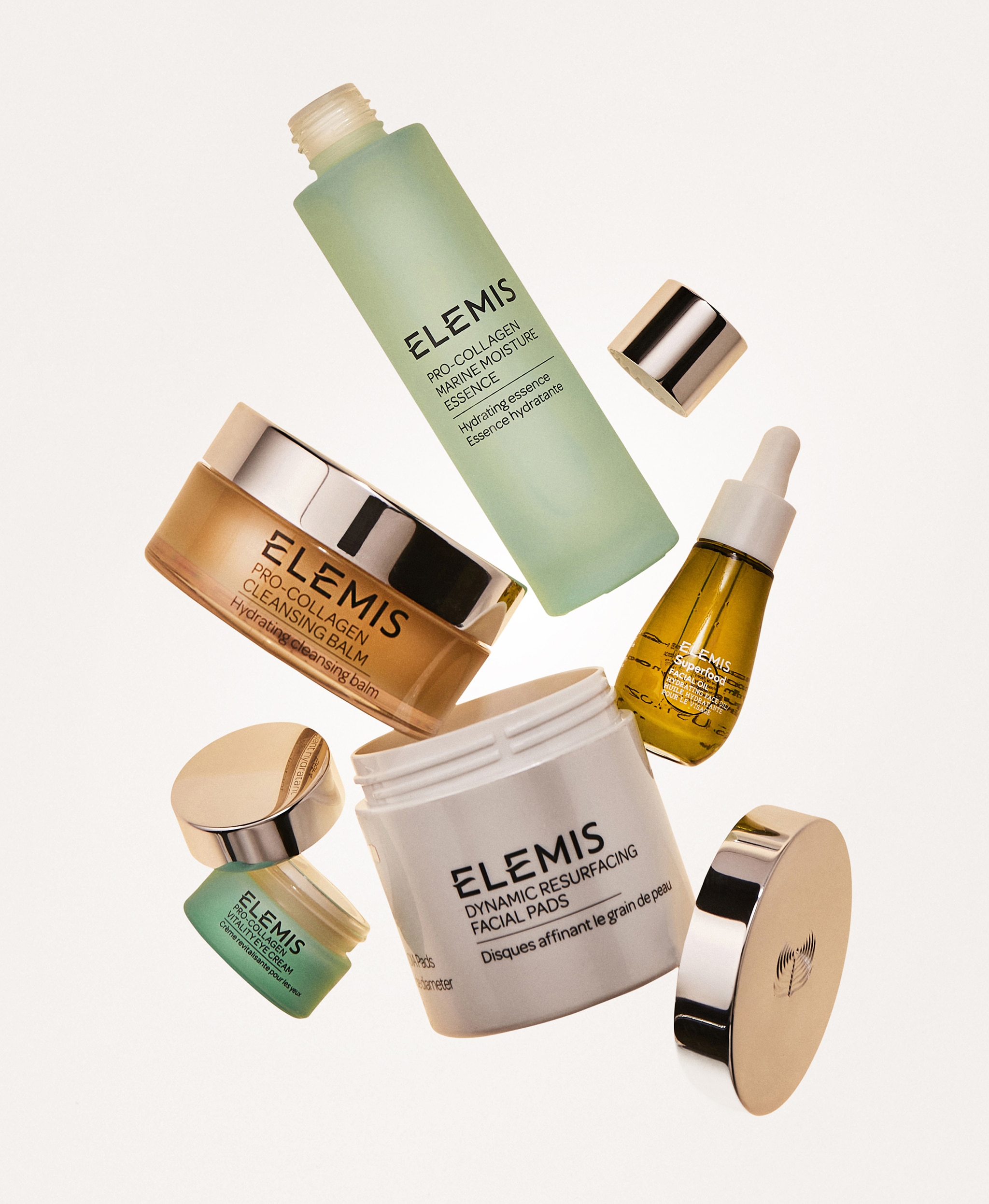 A collection of beauty products