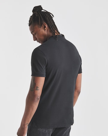 Levi's Short Sleeve Housemark Pique Polo - Black