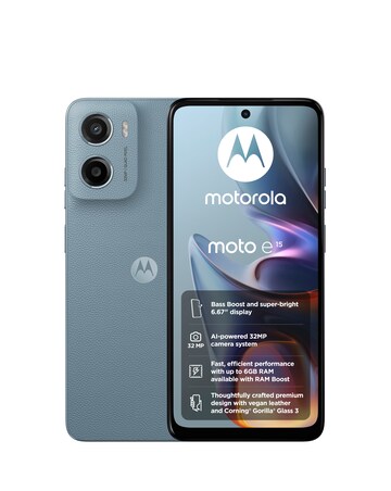 Motorola E15 2GB 64GB - Misty Blue
