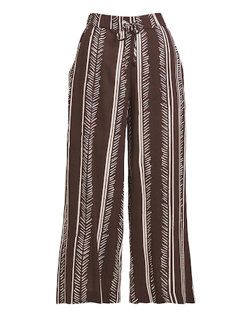 Printed Wide Leg Culotte