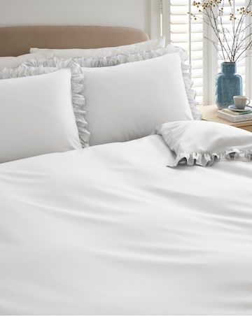 Ruffled Edge Duvet Cover Set