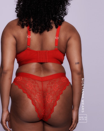 Lemonade Dolls Signature Lace V Brazilian Red