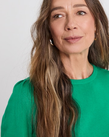 Green Crew Neck Jumper