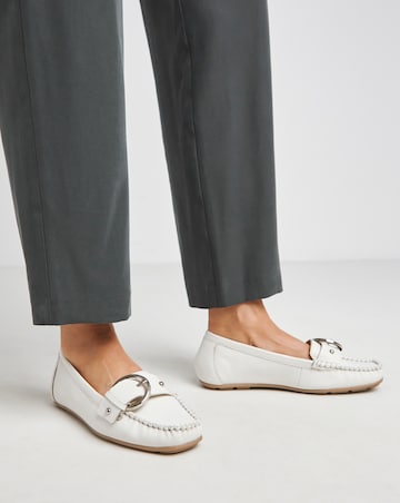 Galore Leather Driving Moccasin - Wide Fit (E)