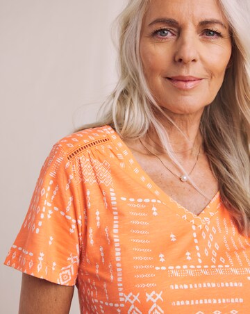 Julipa Pure Cotton V Neck T-Shirt