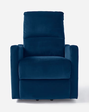 Lincoln Velvet Electric Recliner Armchair