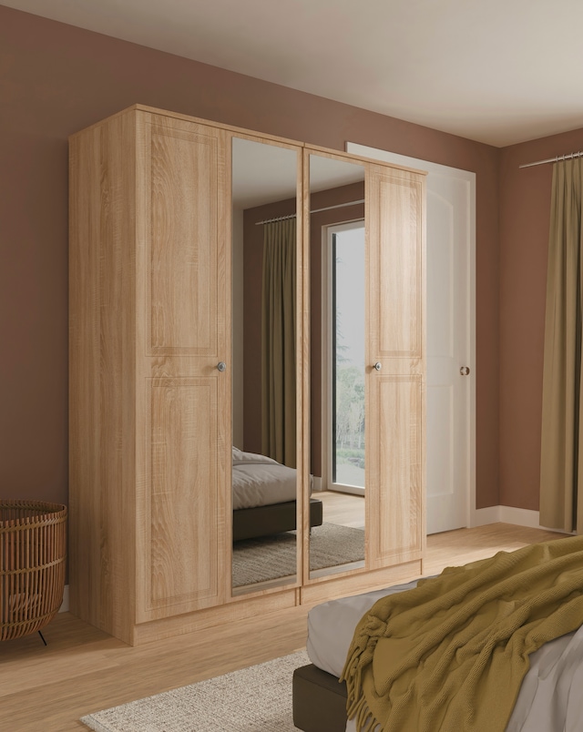 Richmond Ready Assembled 4 Door Wardrobe