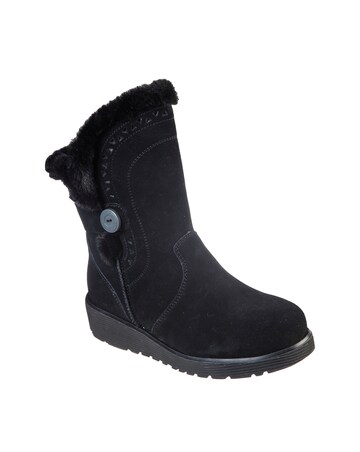 Skechers Keepsake Wedged Boots E Fit