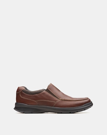 Clarks Cotrell Free Shoes Wide Fit - Tobacco