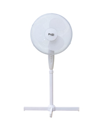 Tower 16 Inch Oscillating White Stand Fan
