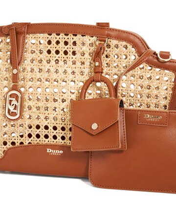 Dune Dinidecided Long Handle Rattan Shoulder Bag