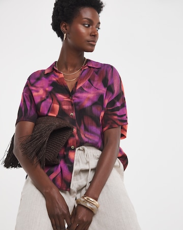 Crinkle Short Sleeve Resort Shirt