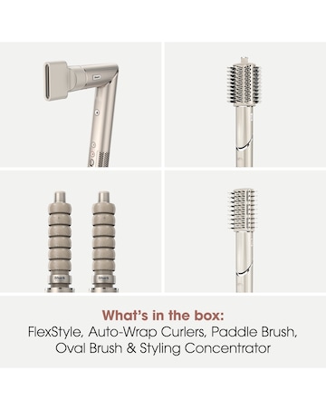Shark FlexStyle 4-in-1 Air Styler & Hair Dryer For Straight & Wavy Hair - Stone