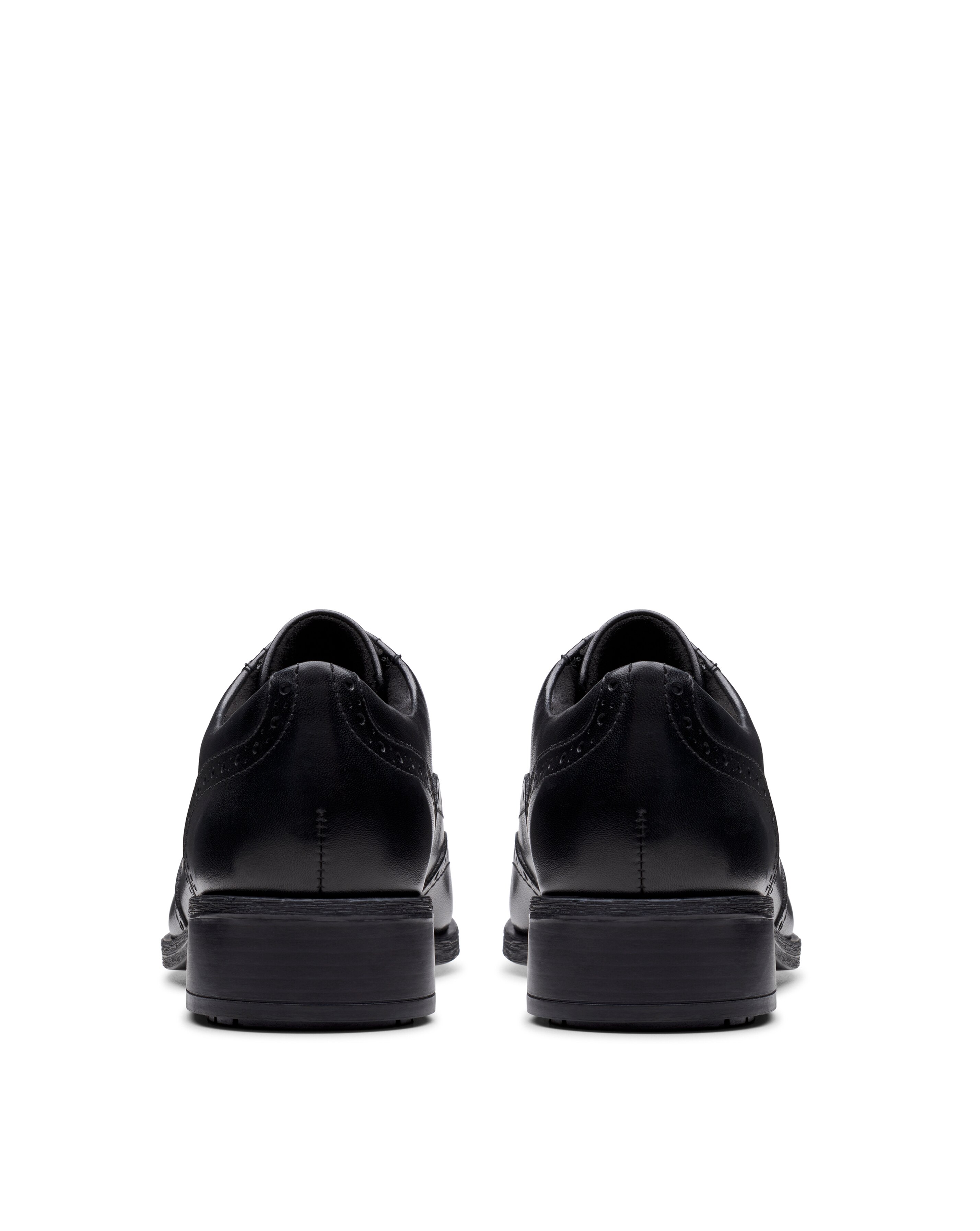 Clarks Havisham Oak Leather Lace Up Brogue Wide Fit | JD Williams
