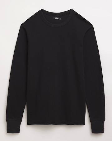 Black Thermal Long Sleeve T-Shirt