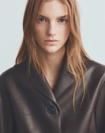 Mango Faux Leather Jacket