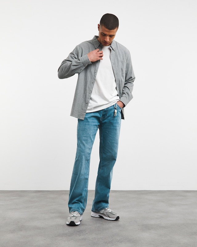 Loose Fit Stretch Jean Light Wash