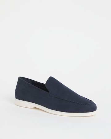 Suede Look Loafer Wide Fit