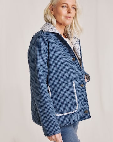 Julipa Printed Pure Cotton Reversible Jacket