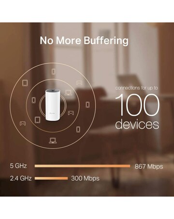 TP-Link AC1200 Deco 3 Pack Whole Home Mesh WiFi - GE Ports