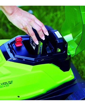 Greenworks 48V 36cm Cordless Brushless Lawnmower & 25cm Line Trimmer