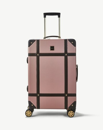 Rock Vintage Medium Suitcase - Pink