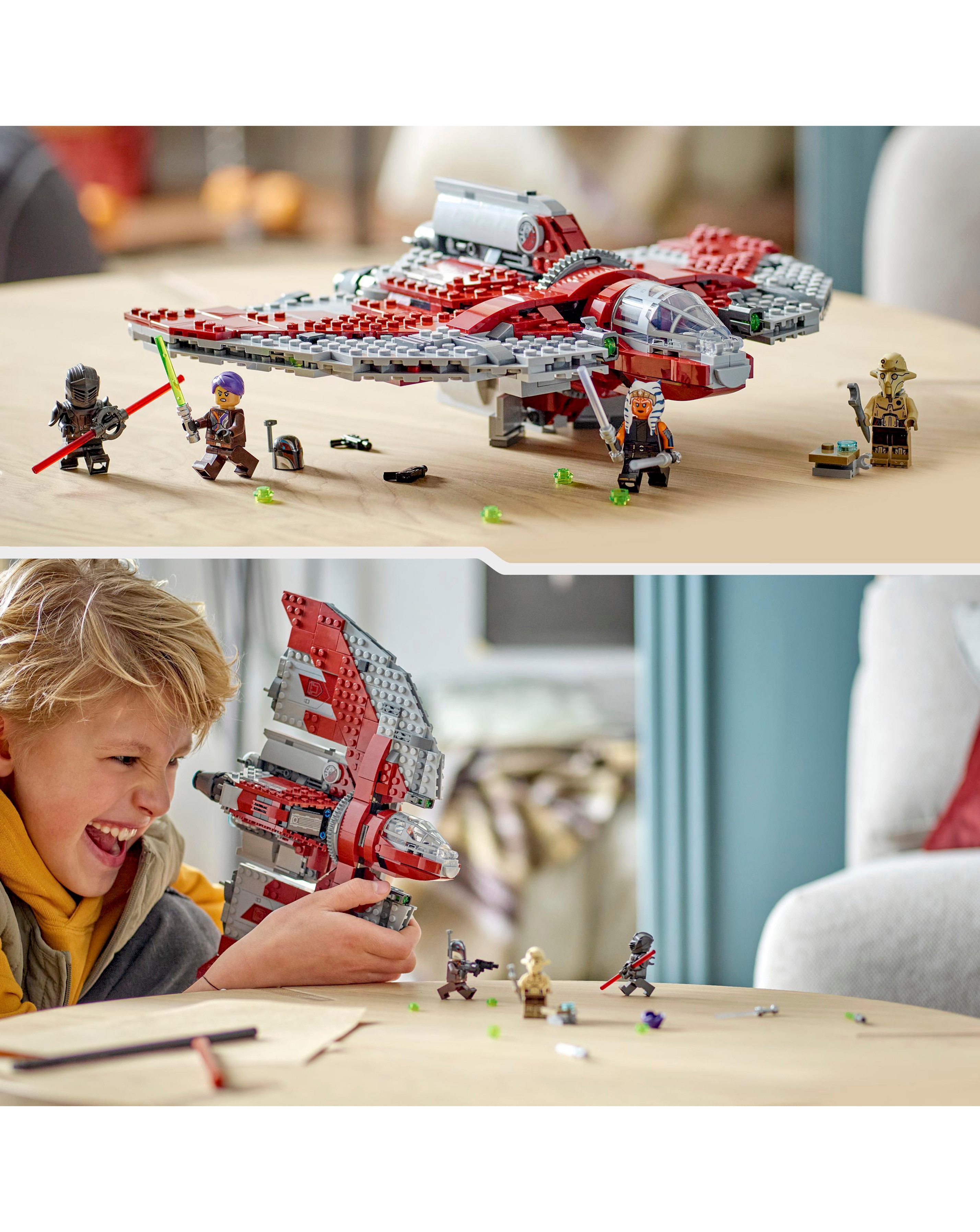 LEGO Star Wars Ahsoka Tano's T-6 Jedi Shuttle Set 75362 | JD Williams