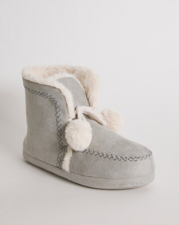 Ola Scandi Slipper Boots Wide E Fit