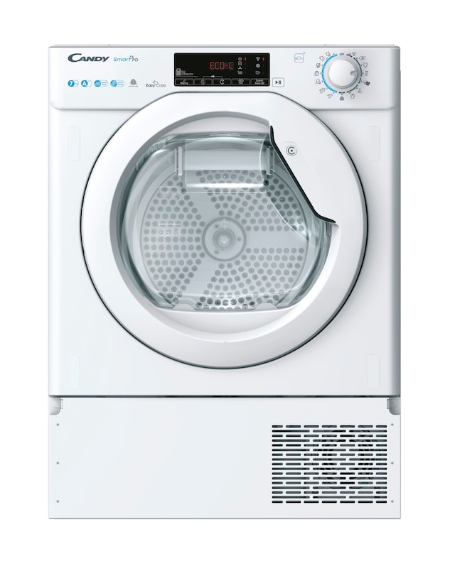 Candy Smart Pro BCTDH7A1TE-80 Integrated WiFi 7kg Heat Pump Tumble Dryer - White