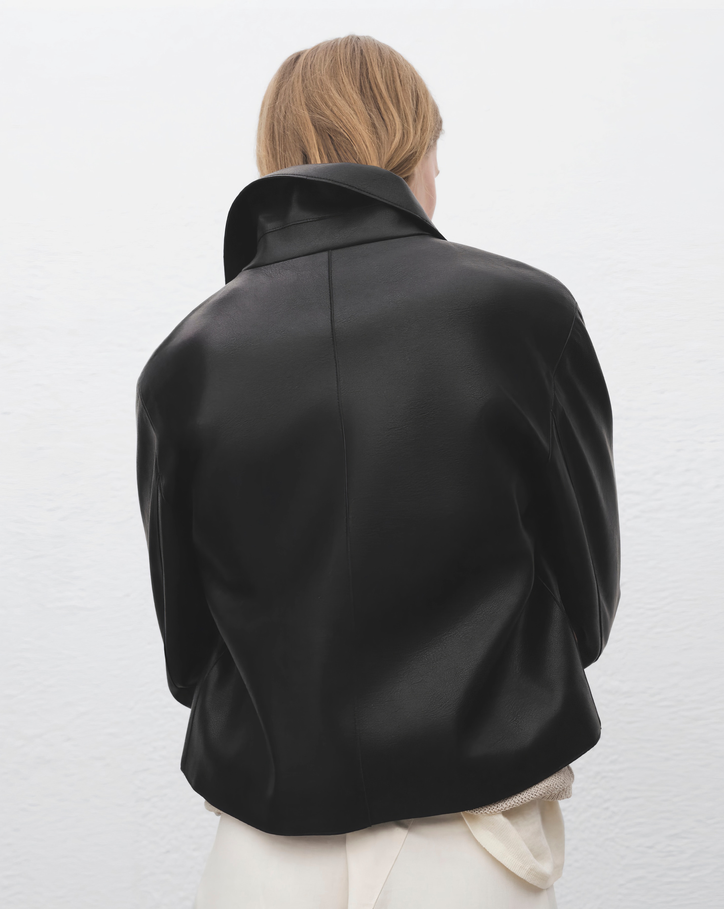 Mango Black Faux Leather Jacket | JD Williams