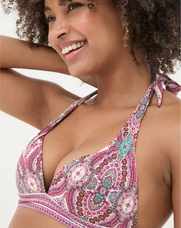 Fatface Cody Detail Paisley Bikini Top