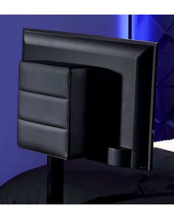 X Rocker Single Cerberus Twist TV Bed - Blue