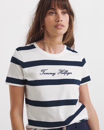 Tommy Hilfiger Script Crew Neck T-Shirt