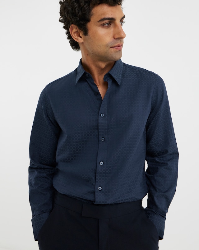 Geo Print Shirt Long