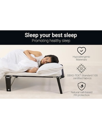 Jay-Be Compact Folding Bed with Mattress - Single