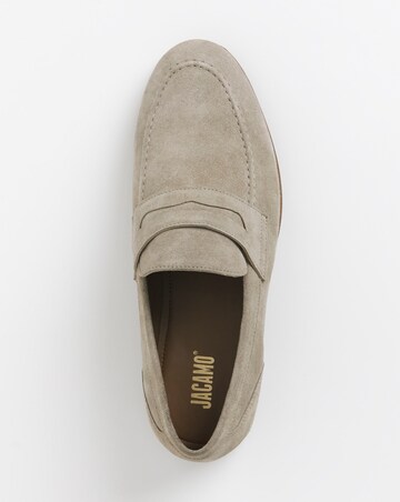 Suede Formal Penny Loafer Wide Fit