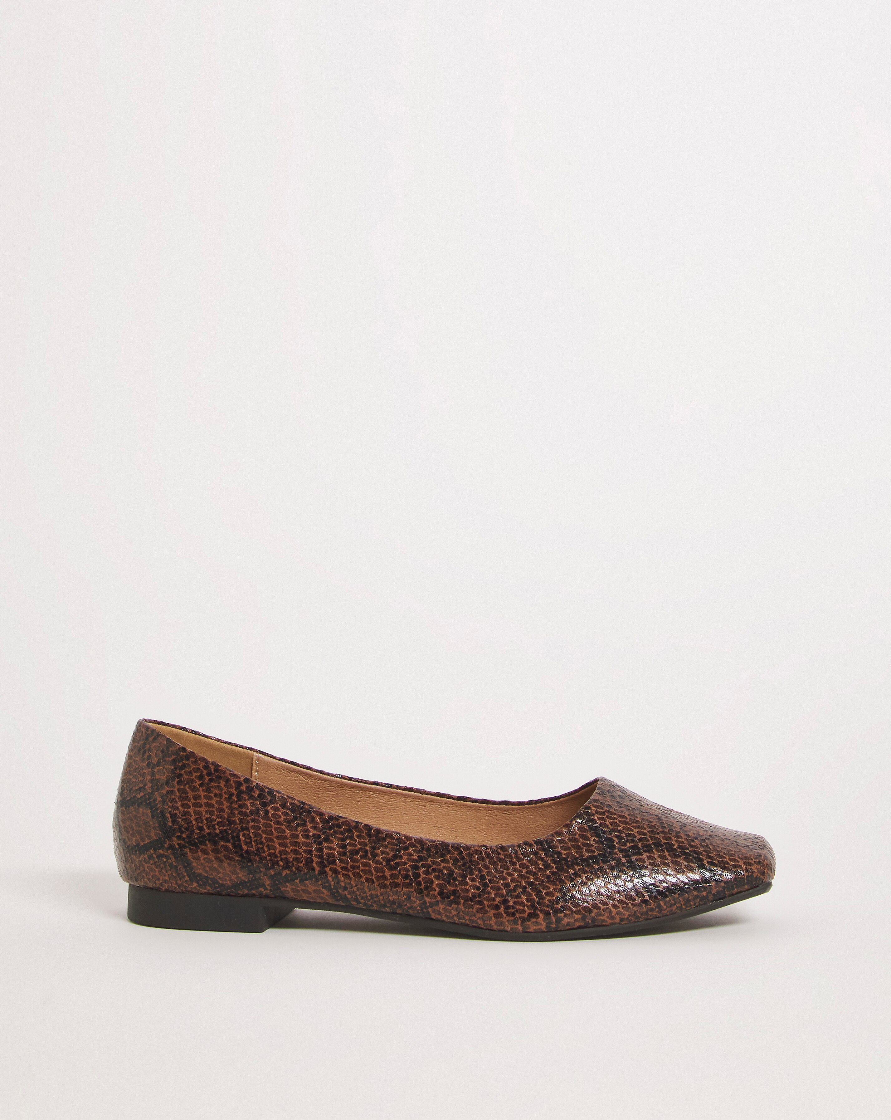 Square Toe Ballerina E Fit