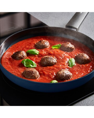 Morphy Richards Recycled Aluminium Blue 5 Piece Pan Set