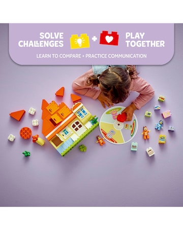 LEGO DUPLO Bluey: Bluey's Family House with Memory Game 10459