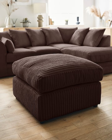 Ferguson Jumbo Cord Footstool